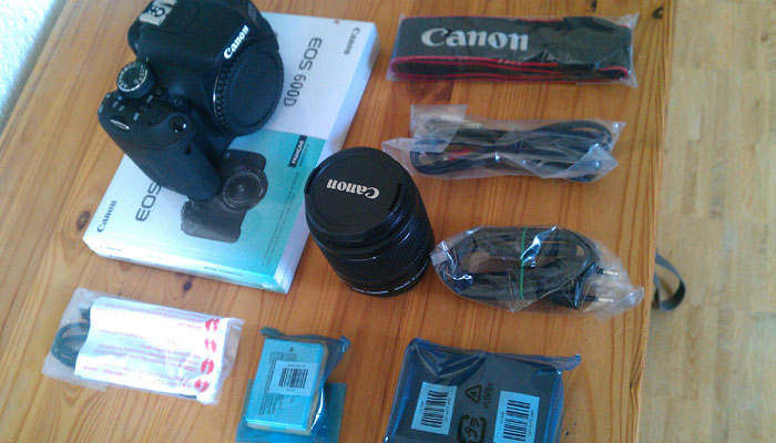Canon EOS 600D - Inhalt