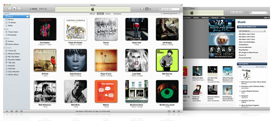 iTunes von Apple